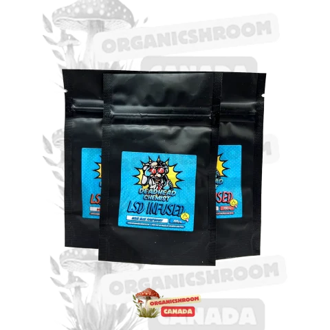 Indulge in the enchanting experience of LSD Edible 100ug Sour Blue Raspberry from Deadhead Chemist, available at Organic Shroom Canada, your premier mushroom store for ordering shrooms online.