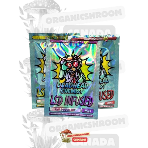 Dive into a psychedelic adventure with LSD Edible 100ug Sour Rainbow Belt, available for purchase at Organic Shroom Canada, your trusted source to buy magic mushrooms online.