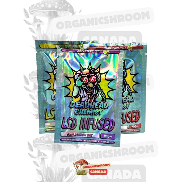 Dive into a psychedelic adventure with LSD Edible 100ug Sour Rainbow Belt, available for purchase at Organic Shroom Canada, your trusted source to buy magic mushrooms online.