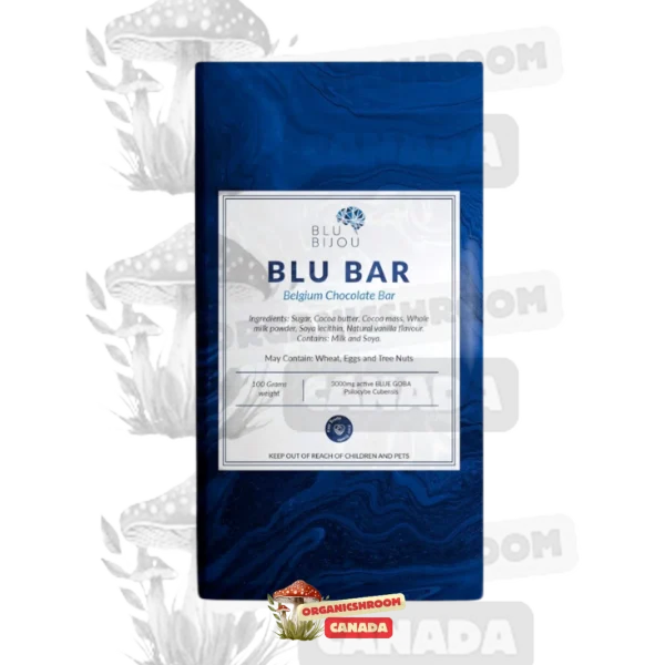 Delve into the realm of psychedelic exploration with our Blu Bijou Psilocybin Chocolate Bar, available for convenient order shrooms online at Organic Shroom Canada.