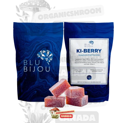 Immerse yourself in the world of psychedelic exploration with Blu Bijou Psilocybin Gummies, available at Organic Shroom Canada, your trusted mushroom dispensary for magic mushroom edibles.