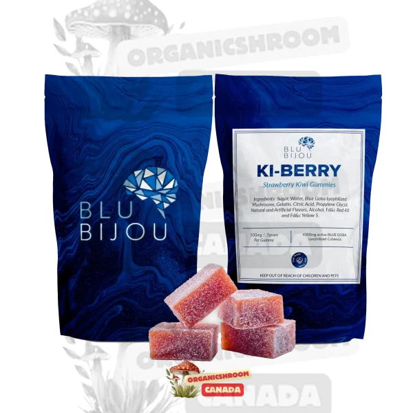 Immerse yourself in the world of psychedelic exploration with Blu Bijou Psilocybin Gummies, available at Organic Shroom Canada, your trusted mushroom dispensary for magic mushroom edibles.